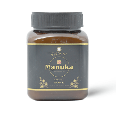 Well Miel Manuka Honey Npa+5 Mgo 83 - 250 Gm
