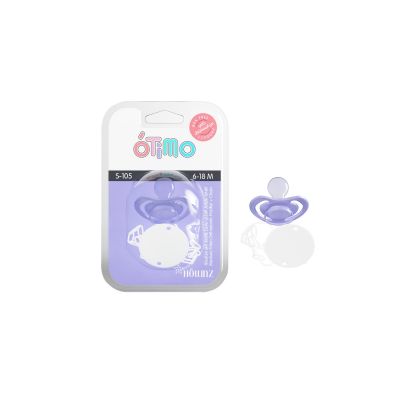 Otimo, Medium, Tritan Orthodontic Pacifier With Chain From 6-18 Months - 1 Pc