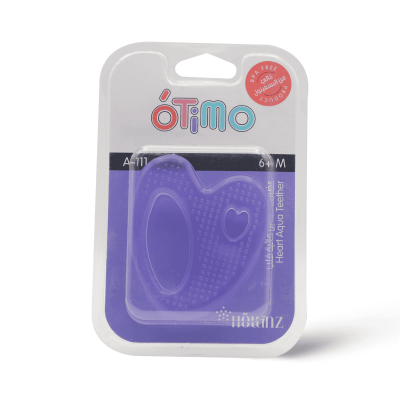 Otimo Teether Aqua With Hearth Shaped From 6 Months And More - 1 Pc