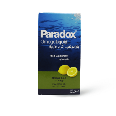 Paradox, Omega 3 Supplement, For Better Health, Lemon Flavor - 255 Ml