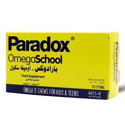 Paradox, Dietary Supplement, Omega School, Chewable - 30 Capsules