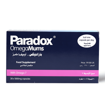 Paradox, Omegamums, Food Supplement With Omega 7 - 30 Capsules