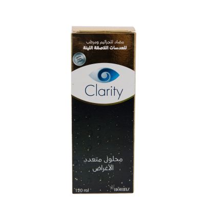 Clarity, Lenses Solution, Disinfecting & Hydrating - 120 Ml