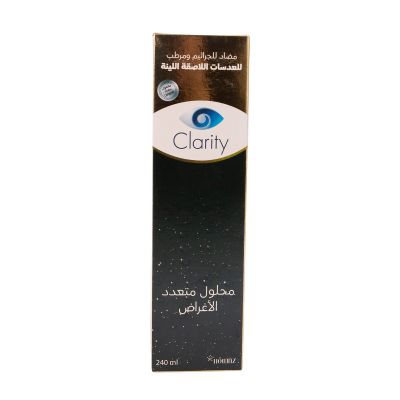 Clarity, Lenses Solution, Disinfecting & Hydrating - 240 Ml