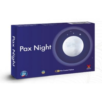 Pax Night, Dietary Supplement, Food Supplement - 30 Tablets