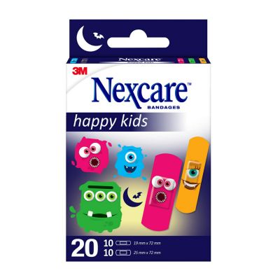 3M Nexcare, Monster Assorted - 20 Pcs