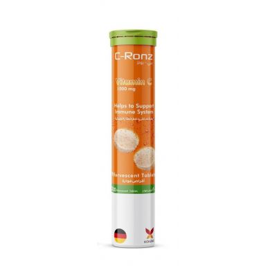 C-Ronz Vitamin C 1000 Mg Effervescent - 20 Tabs