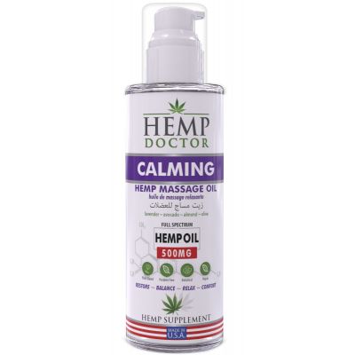 Hemp Doctor, Calming, Massage Oil - 120 Ml