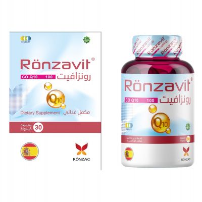 Ronzavit, Dietary Supplement, Co Q10, 100 Mg, Antioxidant - 30 Capsules