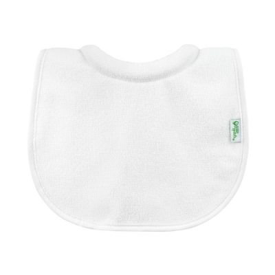 Green Sprouts, Stay Dry Bibs, White, 0-6 Months - 3 Pcs