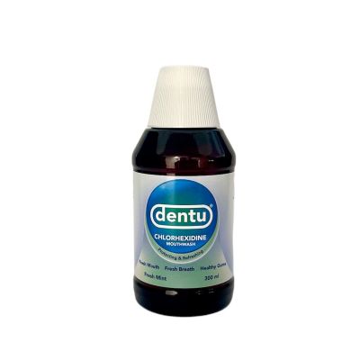 Dentu, Mouthwash, Chlorhexidine, Fresh Mint - 300 Ml