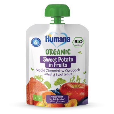 Humana, Sweet Potato in Fruits, +6 Months - 90 Gm
