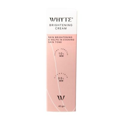 Whyte, Cream, For Brightening & Evening Skin Tone - 40 Gm
