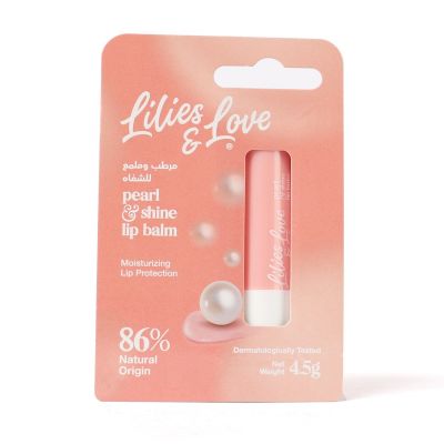Lilies & Love, Lip Balm, Pearl & Shine - 4.5 Gm