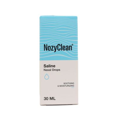 Nozy Clean, Saline, Nasal Drops, Soothing & Moisturizing - 30 Ml