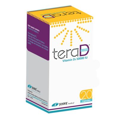 Tera D, Vitamin D3, 50000 IU - 20 Capsules